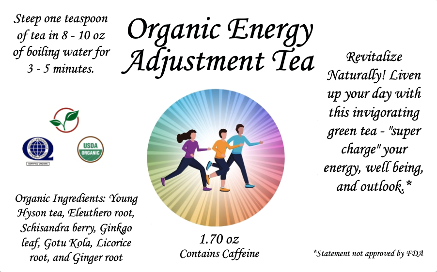 Energy Adjustment Tea (Organic) - Loose Leaf - 1.7 oz - Zeigler's ...